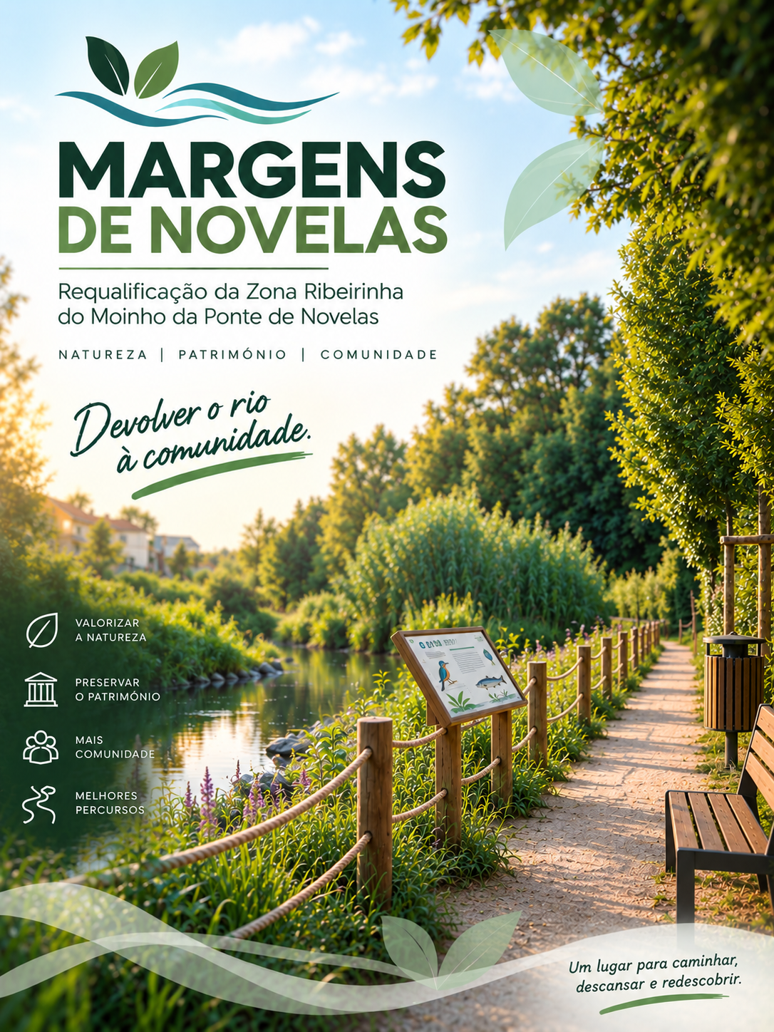 MARGENS DE NOVELAS - Requalificação da Zona Ribeirinha do Moinho da Ponte de Novelas
